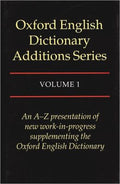 Oxford English Dictionary Additions Series, 3 volumes