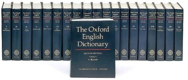 The Oxford English Dictionary (20 Volume Set) - 2nd Edition