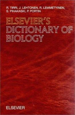 Elsevier's Dictionary of Biology: In English (with Definitions)