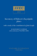 Inventory of Diderot's Encyclopédie- Plates: With a Study of the Contributors by John Lough (Oxford University Studies in the Enlightenment Ser.)