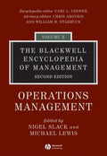 The Blackwell Encyclopedia of Management, Operations Management