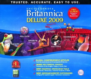 Encyclopedia Britannica 2009 Deluxe Reference Multimedia DVD