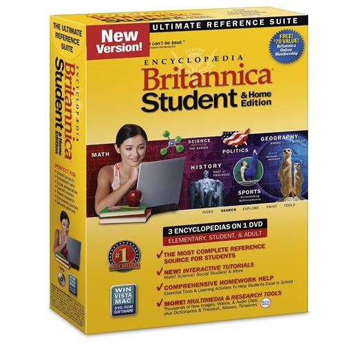 The Encyclopedia Britannica 2009 Student & Home Edition