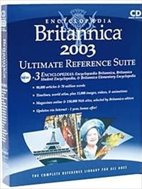 Encyclopedia Britannica: Ultimate Reference Suite, 2003 CD-ROM