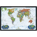 World Decorator Political Enlarged Map, Laminated